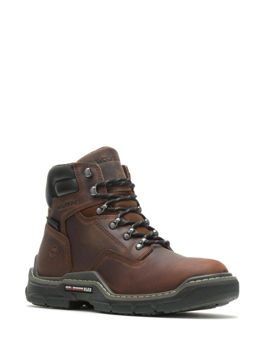 Wolverine Men's Raider DuraShocks Waterproof 6" Work Boot Size 9.5M Peanut